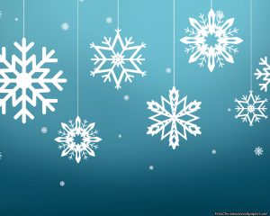 Fondos de pantalla de Navidad de copos de nieve