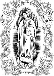 Fotos de Virgen de Guadalupe para pintar