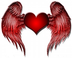 corazon chido con alas