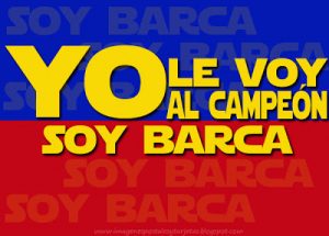 Imágenes para apoyar al Barcelona