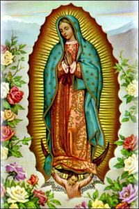 Postales para dedicar de la Virgen de Guadalupe