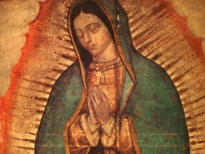 Rostro de la virgen de Guadalupe para fondo de pantalla